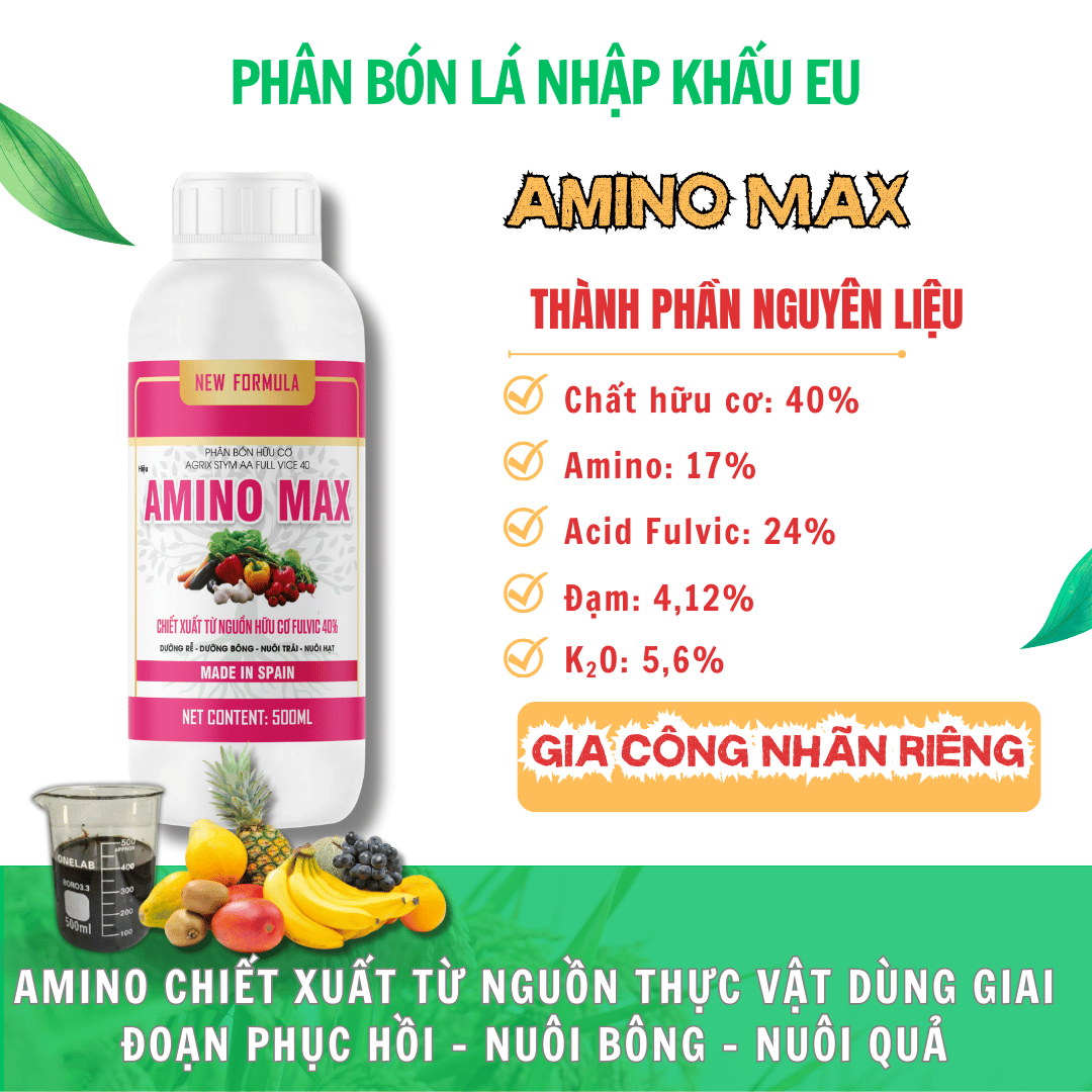 Phân Bón Lá Amino Tây Ban Nha